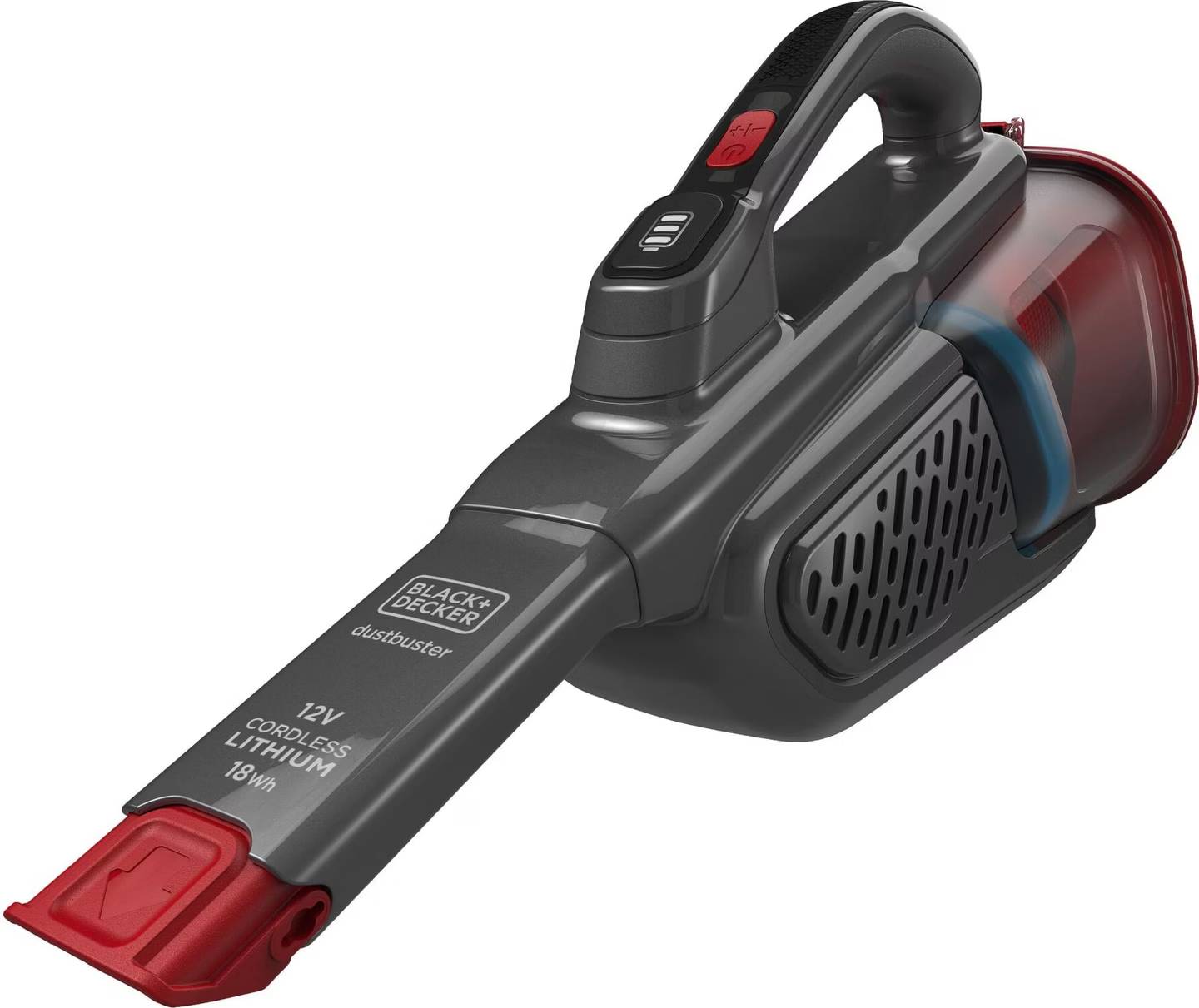 Black&Decker BHHV315J-QW Şarjlı Jack Girişli El Süpürgesi - Gri / Kırmızı - S000